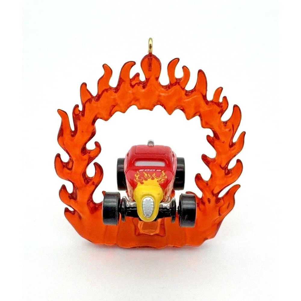 Mattel Hot Wheels 2002 HALLMARK Ornament Flames Car No Box